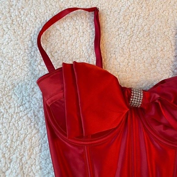 New! Victoria Secret DREAM ANGELS Cupped Bow Bra Top lipstick nwt 14370 - Picture 6 of 12